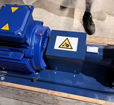 Pompe Pedrollo accouplée à un moteur