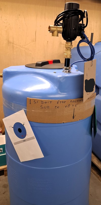 Groupe de surpression avec pompe immergée