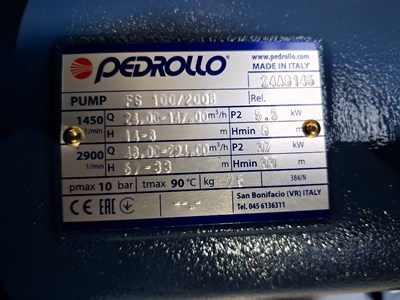 Pompe Pedrollo Liège